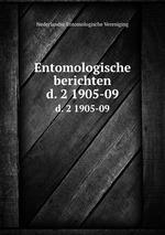Entomologische berichten. d. 2 1905-09