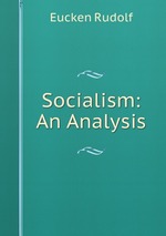 Socialism: An Analysis