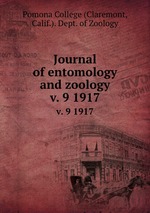 Journal of entomology and zoology. v. 9 1917