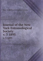 Journal of the New York Entomological Society. v. 3 1895