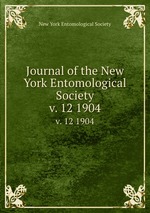 Journal of the New York Entomological Society. v. 12 1904