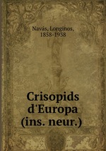 Crisopids d`Europa (ins. neur.)