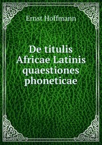 De titulis Africae Latinis quaestiones phoneticae