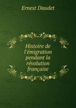 Histoire de l`migration pendant la rvolution franaise