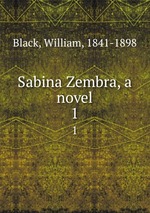 Sabina Zembra, a novel. 1