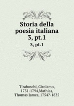 Storia della poesia italiana. 3, pt.1