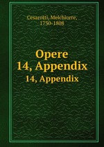 Opere. 14, Appendix