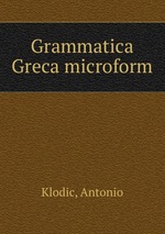 Grammatica Greca microform