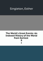 The World`s Great Events: An Indexed History of the World from Earliest .. 8