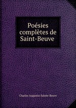 Posies compltes de Saint-Beuve