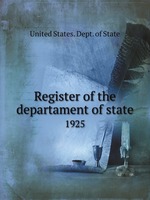 Register of the departament of state. 1925