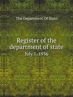 Register of the department of state. July 1, 1936