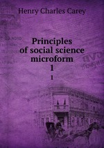 Principles of social science microform. 1