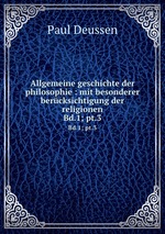 Allgemeine geschichte der philosophie : mit besonderer bercksichtigung der religionen. Bd.1; pt.3