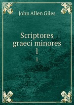 Scriptores graeci minores. 1