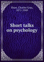 Short talks on psychology