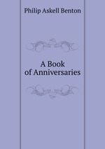 A Book of Anniversaries