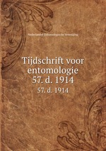 Tijdschrift voor entomologie. 57. d. 1914