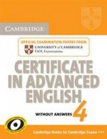 C Cert in Adv Eng 4 for updated exam SB no ans