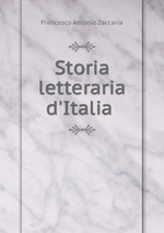 Storia letteraria d`Italia