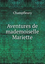 Aventures de mademoiselle Mariette