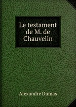 Le testament de M. de Chauvelin