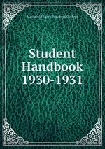 Student Handbook 1930-1931