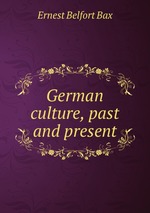 German culture, past and present