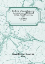 Bulletin of miscellaneous information. Additional Series. Royal Gardens, Kew.. v.2 (1901