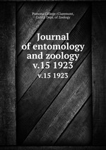 Journal of entomology and zoology. v.15 1923