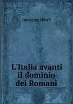 L`Italia avanti il dominio dei Romani