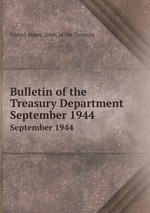 Bulletin of the Treasury Department. September 1944