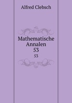 Mathematische Annalen. 53