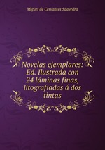 Novelas ejemplares: Ed. Ilustrada con 24 lminas finas, litografiadas dos tintas