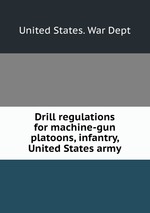 Drill regulations for machine-gun platoons, infantry, United States army