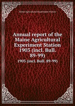 Annual report of the Maine Agricultural Experiment Station. 1903 (incl. Bull. 89-99)