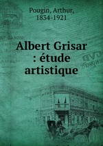 Albert Grisar : tude artistique