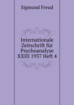 Internationale Zeitschrift fr Psychoanalyse XXIII 1937 Heft 4