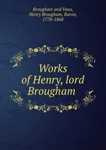 Works of Henry, lord Brougham