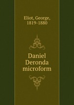 Daniel Deronda microform