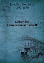 Ueber die kameralwissenscheft