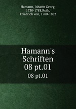 Hamann`s Schriften. 08 pt.01