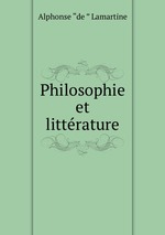 Philosophie et littrature