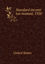 Standard income tax manual, 1920
