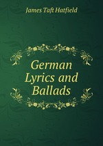 German Lyrics and Ballads