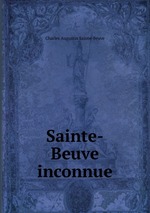 Sainte-Beuve inconnue