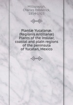 Plant Yucatan. (Regionis Antillan) Plants of the insular, coastal and plain regions of the peninsula of Yucatan, Mexico