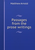 Passages from the prose writings