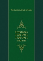 Overtones 1930-1931. 1930-1931
