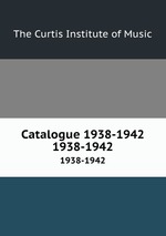 Catalogue 1938-1942. 1938-1942